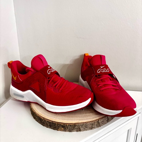 Nike Air Max Bella TR5 Women's Sz 6 Like New Pink Light Curry Mystic Hibiscus - Picture 11 of 16